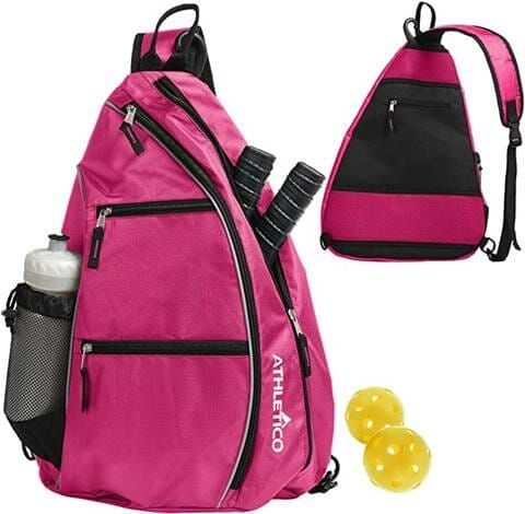 Athletico Sling Bag - Crossbody Backpack for Pickleball