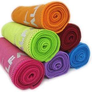 Alfamo Cooling Towel for Sports,Workout,Fitness,Gym,Yoga,Pilates,Travel,Camping and More