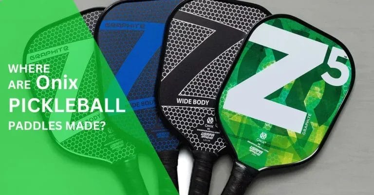 where are onix pickleball paddles made